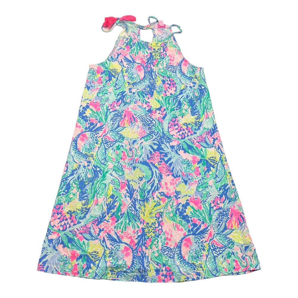 Women's Lilly Pulitzer Margot Dress In Mermaid Cove Dress Size XXS